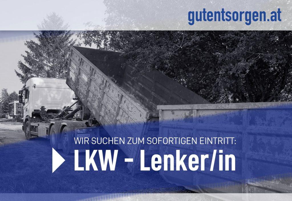 Jobausschreibung: LKW-Fahrer